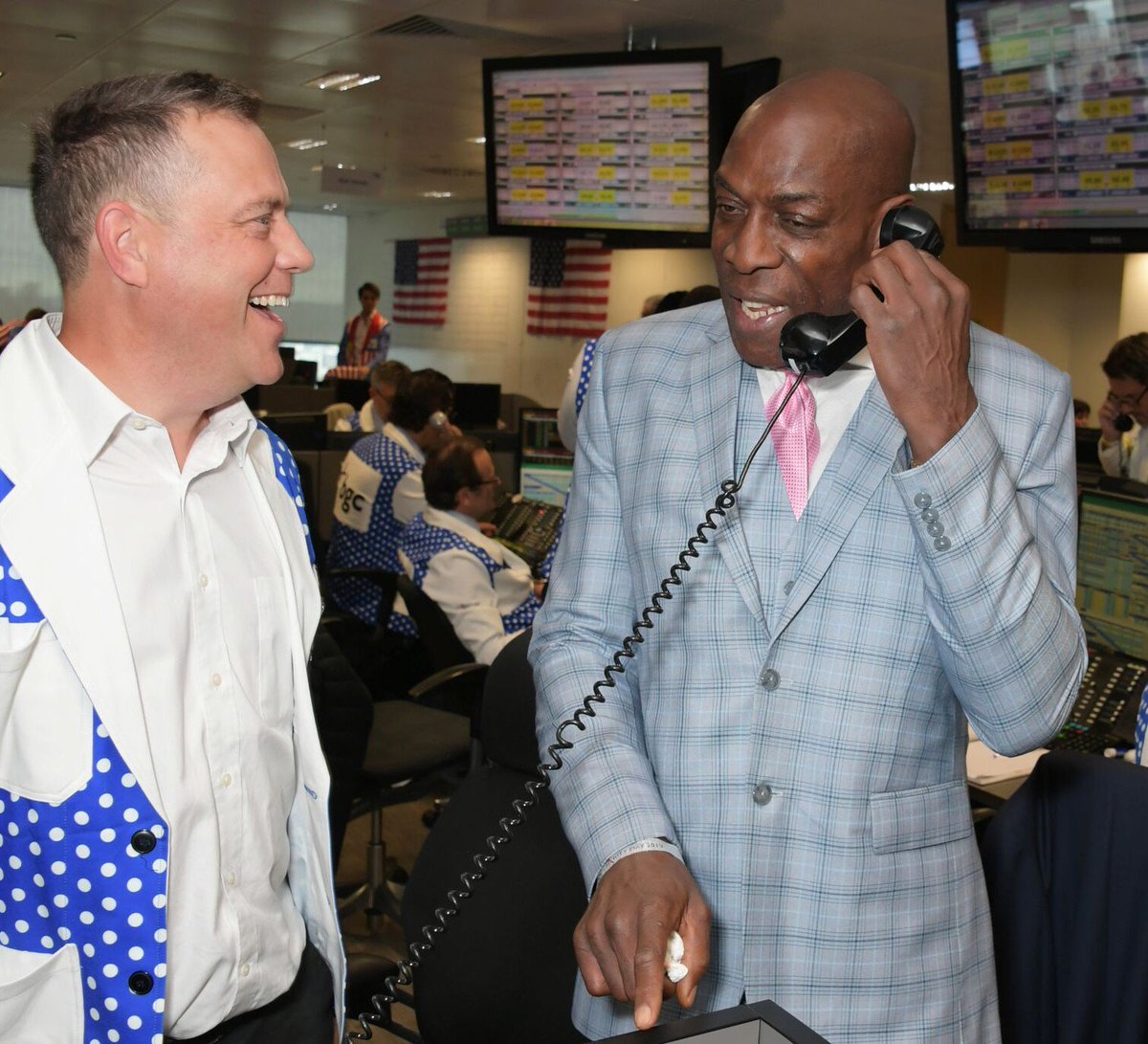 BGCCharityDay's tweet photo. Bruno! Bruno! The one and only @frankbrunoboxer joins #BGCCharityDay in London, supporting @beatED https://t.co/yVR1RsbnAs