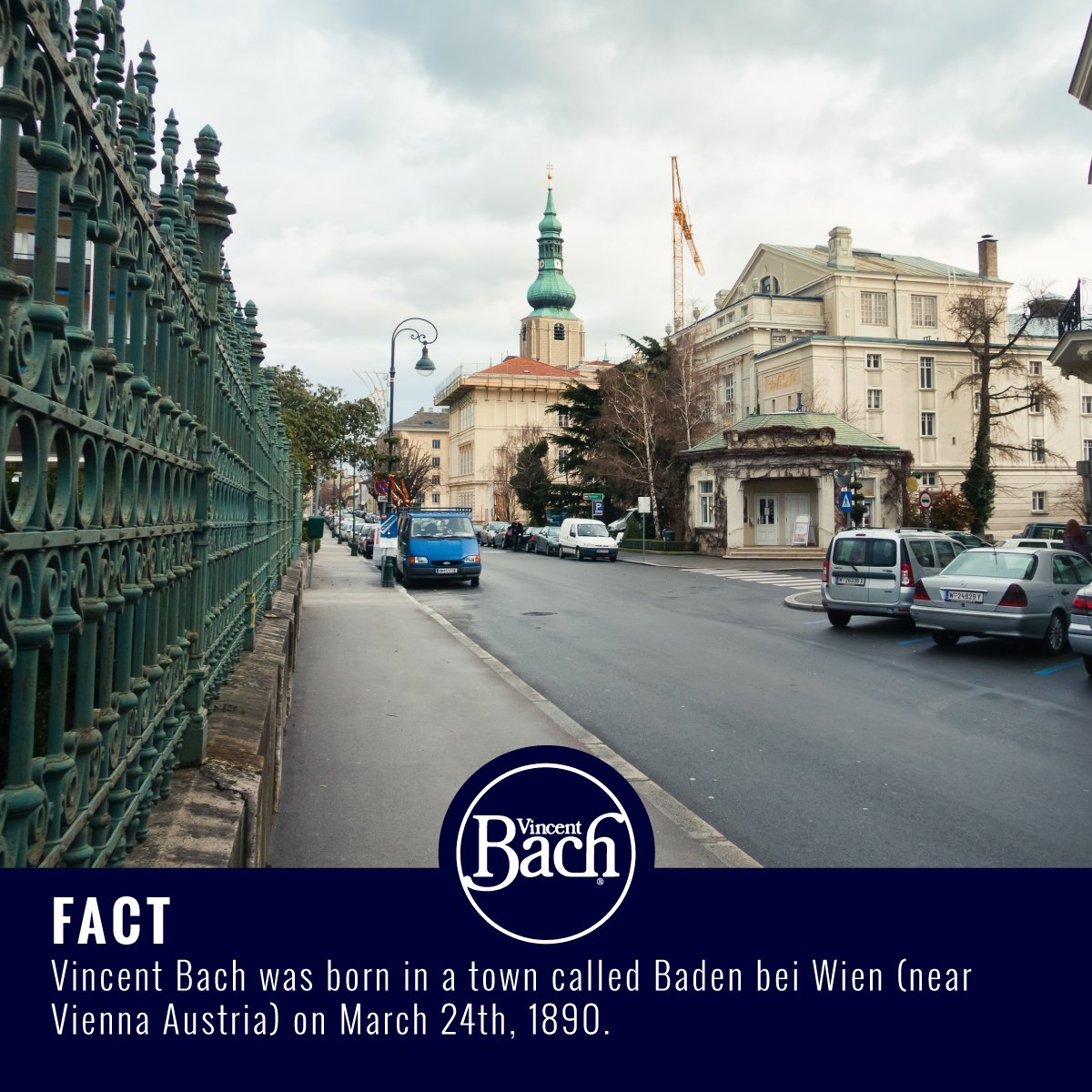 From there he eventually began work as a construction engineer in an elevator factory in Vienna. #BachFacts