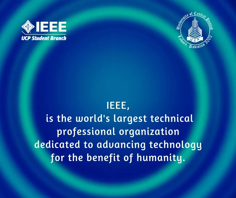 ieeeucpsb's tweet photo. IEEE, is the world's largest technical professional organization dedicated to advancing technology for the benefit of humanity.
.
#IEEE #UCP #IEEEUCPSB #UCPIEEE #Electrical #Electrical #Engineers #National #Technology #Organization #Pakistan https://t.co/1fLaJ2BCkY