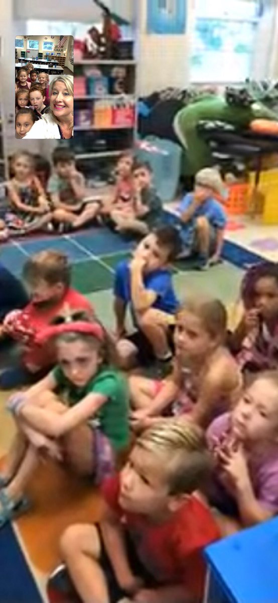 Today we used FaceTime to visit with a first grade class in Florida! So much fun meeting and learning about Florida! ⁦@RobinsonElem⁩ ⁦<a href="/KSDLearns/">KSD Learns</a>⁩