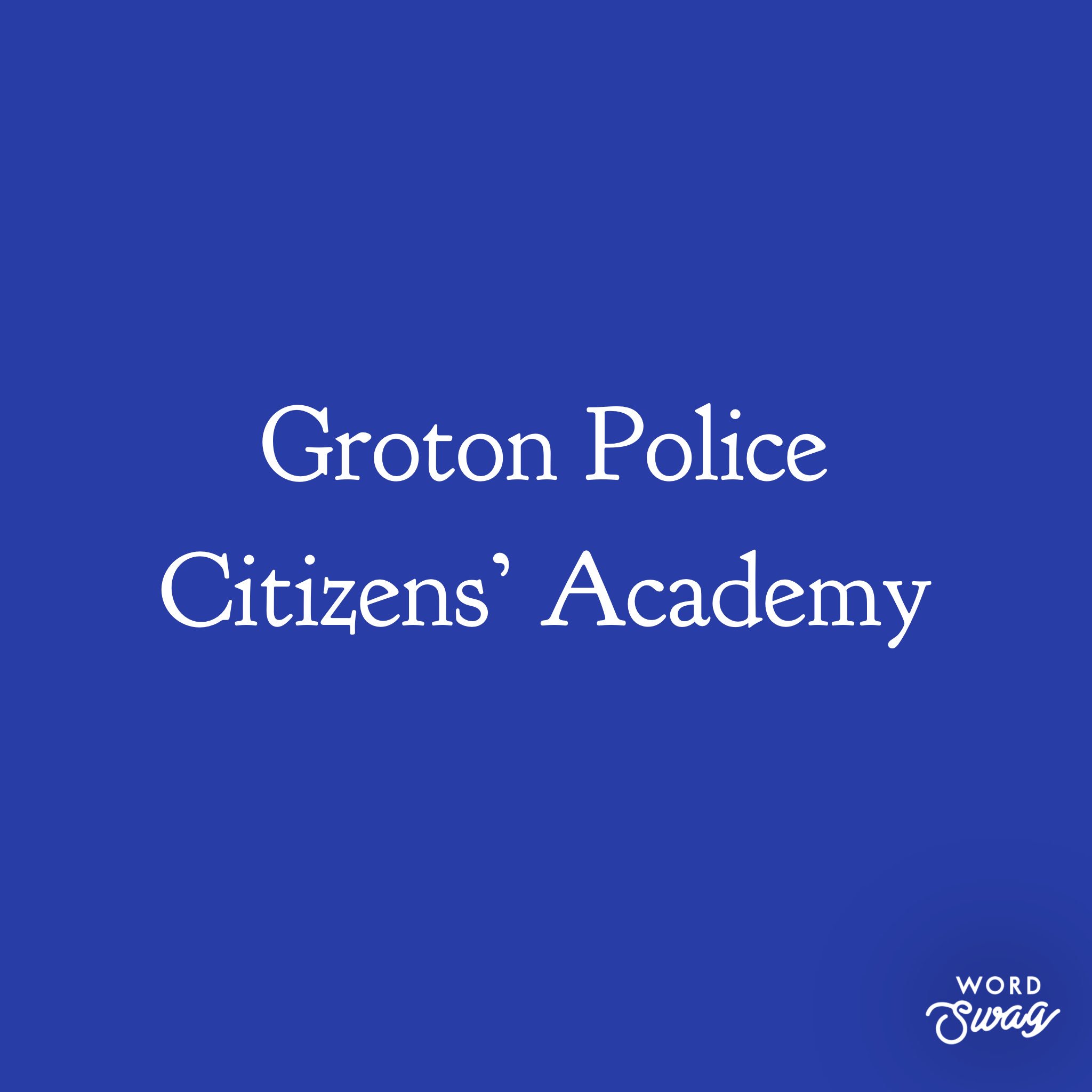 Groton MA Police Dept on Twitter "We are excited to announce we are