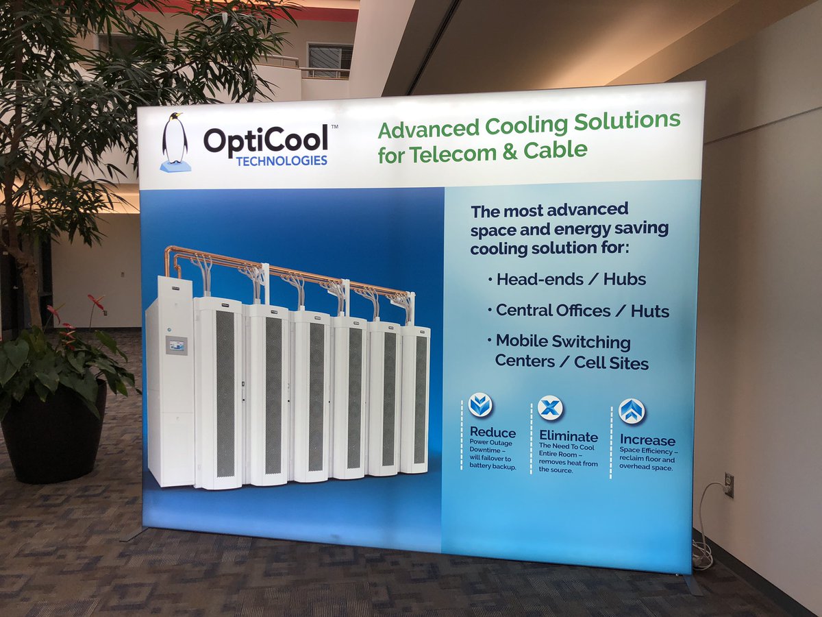 KevinDonahue_7's tweet photo. Thank you to @OptiCoolTech’s Bill Krug and Patrick Haddad for the tour and info on one of the “coolest” companies you may not have heard of.  They manufacture data center cooling solutions that can reduce carbon footprint, energy usage &amp; floorspace. https://t.co/vJEvh3UQw6