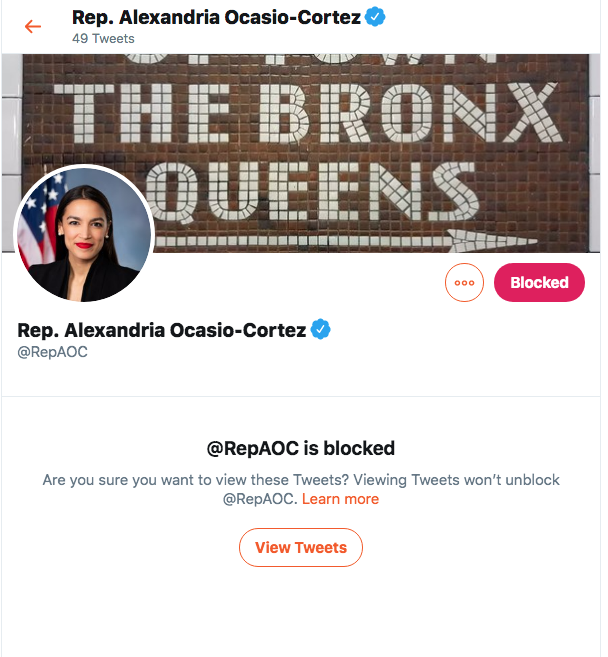 valamontestony's tweet photo. @RepAOC Delusional socialist tool #BLOCK #RetrainAI #ChangeHabits #YouAreTwitter - https://t.co/XqlmxAPl97