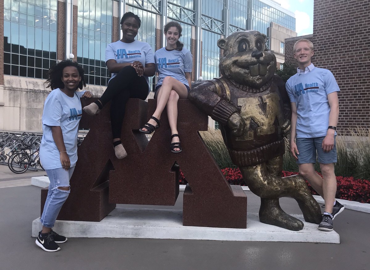 Meet the @UMN17thAve Health Advocates!
Sonne, Nehita, Erica, and Ian