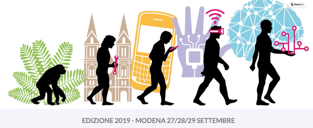 Un programma ricchissimo e per tanti gusti. Un motivo per visitare #Modena e imparare un sacco di cose che servono a tutte! E ci siamo anche noi con #DonneDigitali2019! 🤩
Qui il programma completo
modenasmartlife.it/programma