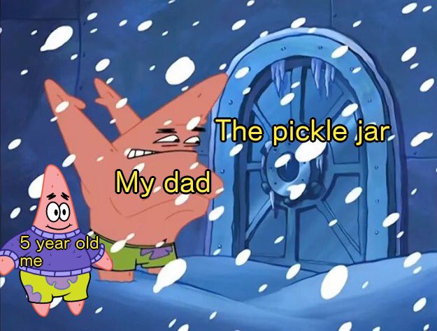deepestmemes's tweet photo. Pickle jar https://t.co/ms6XIKcXQs