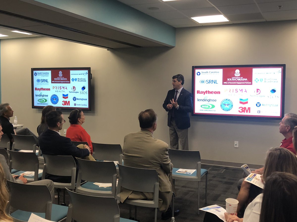 University of South Carolina's Office of Economic Engagement has had $713 million of direct economic impact in South Carolina over the last 5 years? Thanks to Bill Kirkland and Chad Hardaway for sharing updates with Upstate SC Alliance #TeamUpstate #uofsc #businessmoveshere