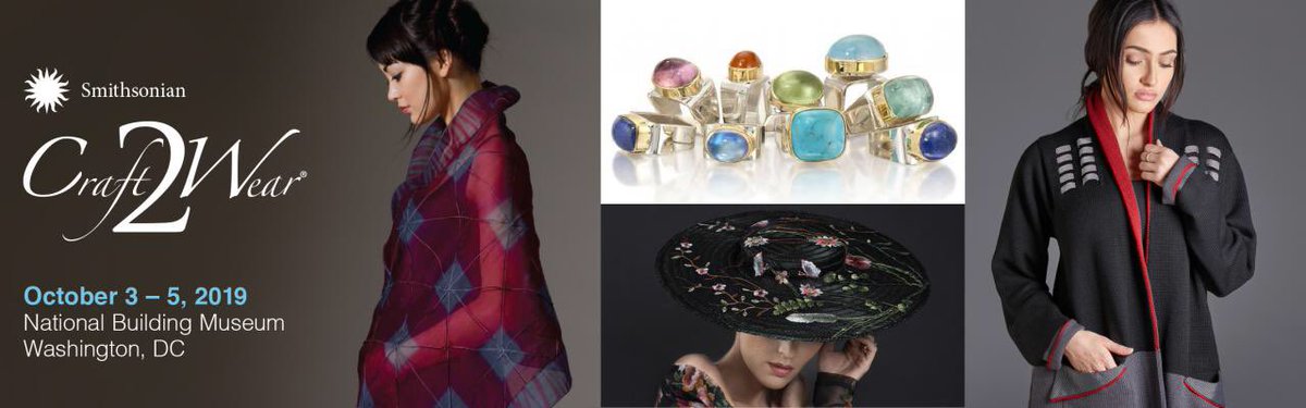 KazakhEmbassy's tweet photo. Explore traditional Kazakh jewelry, accessories & clothing at the 2019 @smithsonian @Craft2WearSWC Show Oct. 3-5 at the National Building Museum. The show will feature the works of @Kazakhstan's best artisans & craftsmen https://t.co/kEqi7aLAC7 #Craft2Wear #KazakhCulture #events https://t.co/tOyQPdy3FS
