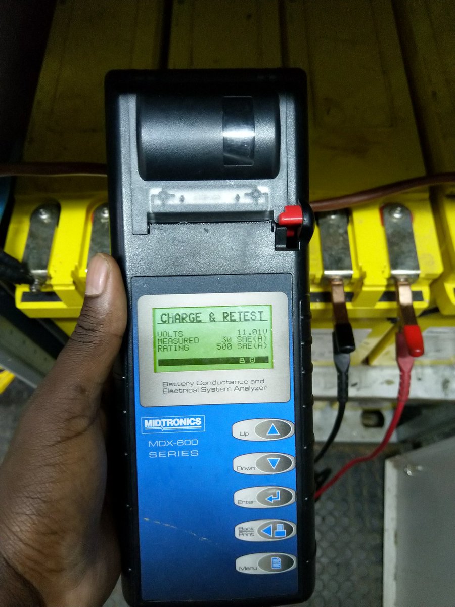 Today's lesson... Battery tests! 4 expected scenarios;1. Good battery - Nominal Voltage, Sufficient Cycles2. Good battery - Nominal voltage, depreciating Cycles3. Good battery - Low Charge, Sufficient Cycles4. Bad battery - Low Charge/Dead cells, Low Cycles