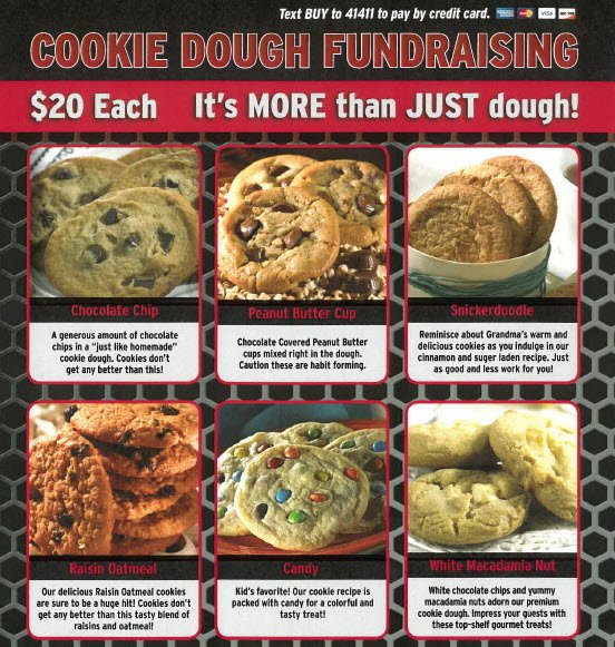 mrslmathclasses's tweet image. Tracy Jr Class is selling Cookie Dough and Walnut Grove Mercantile Fudge. Doesn't it look yummy!