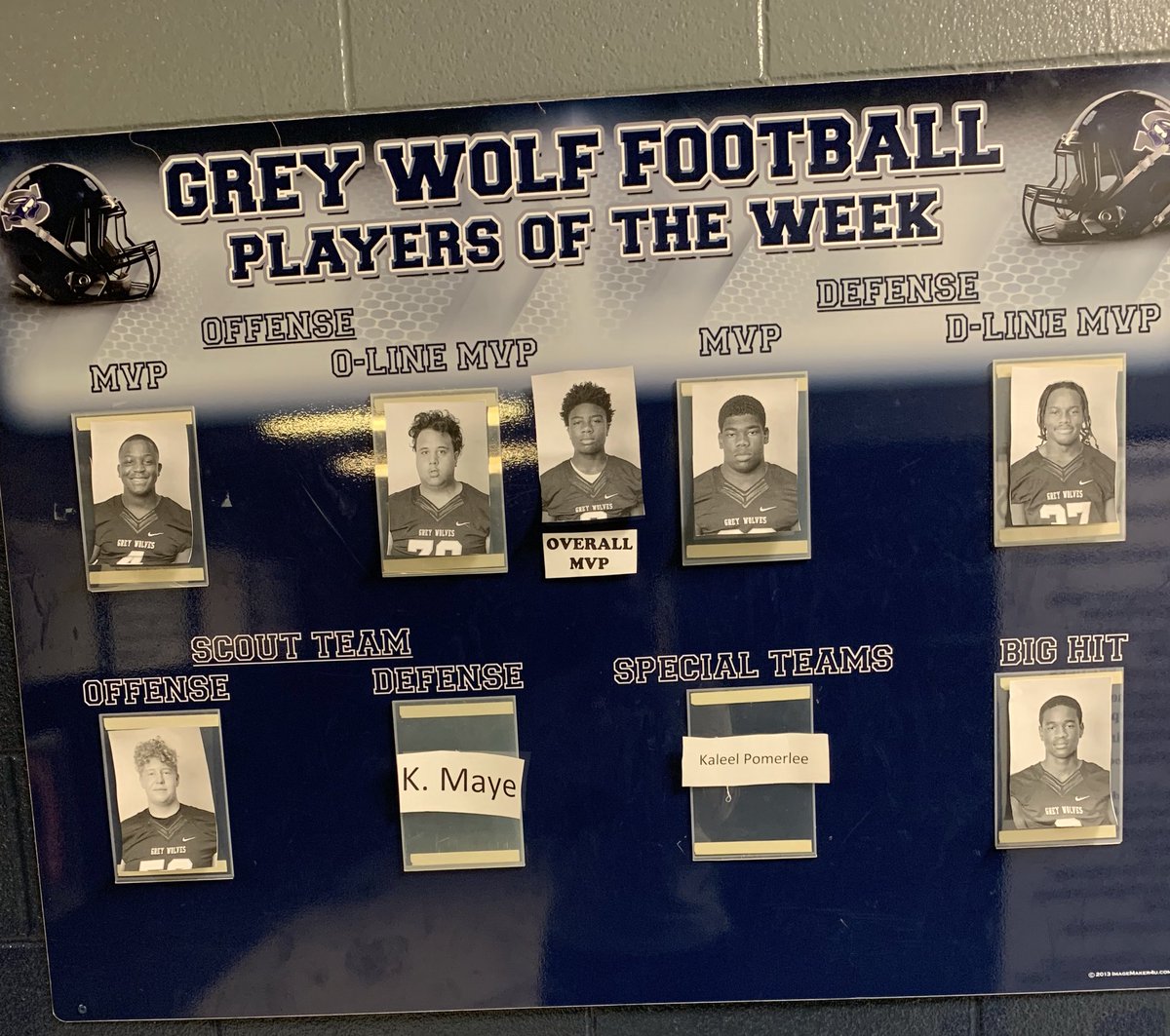 Congratulations to our week two players of the week! #Shoefootball