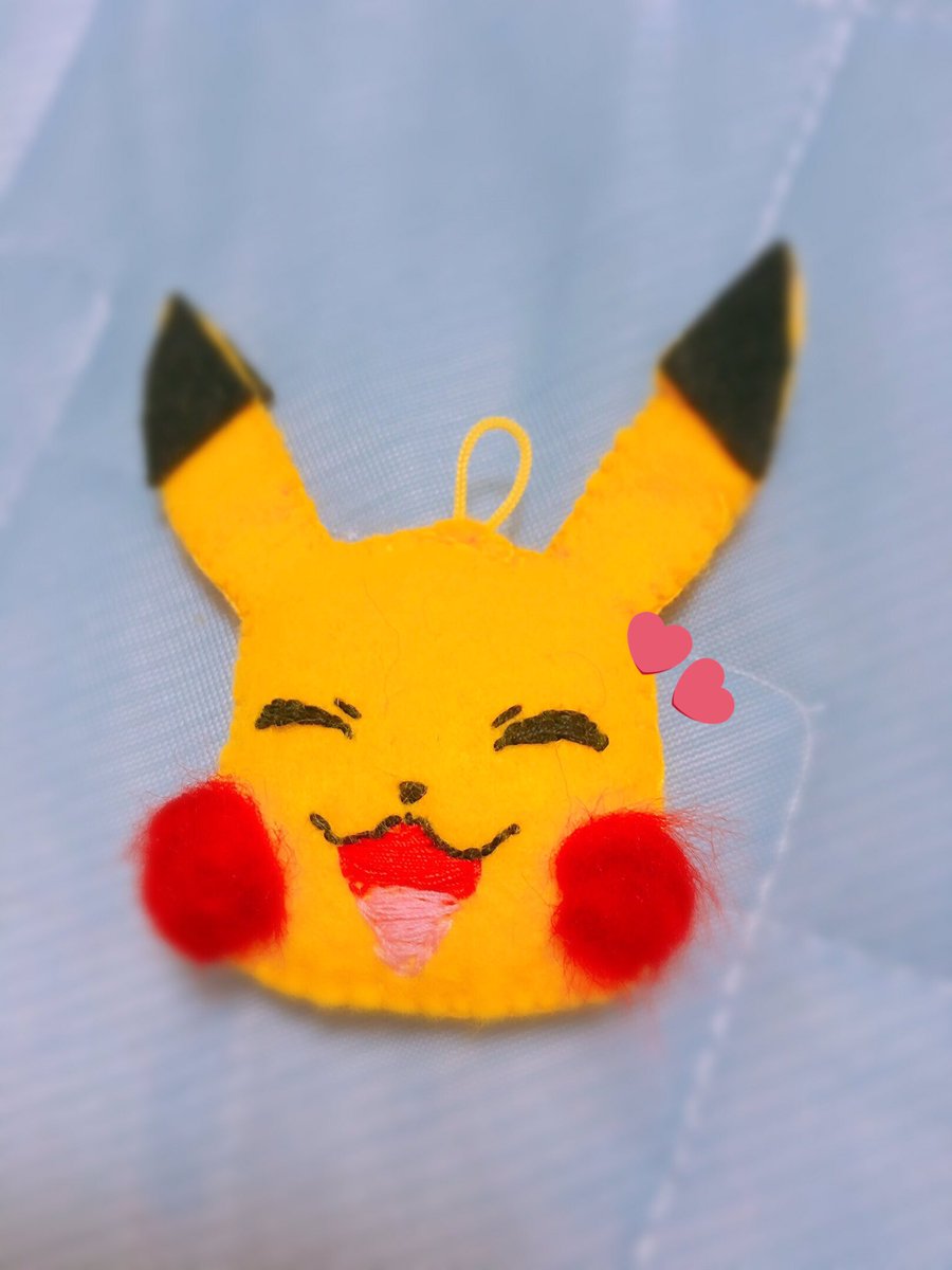 おまる 好きすぎて作ってしまった第2弾 ピカチュウウウウウウウウウ 自分で作ったんやけども悶えてしもた ピカチュウの可愛さは無敵 ピカチュウ 裁縫 フェルト おまる 好きすぎて作ってしまった第2弾 ピカチュウウウウウウウウウ 自分で作ったんやけども悶えてしもた ピカチュウの可愛さは無敵 ピカチュウ 裁縫 フェルト
