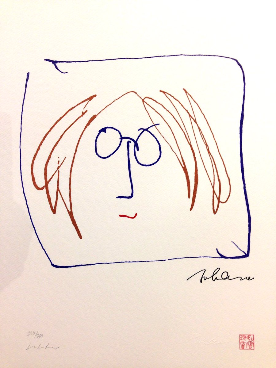 ChasenGalleries's tweet photo. Did you know? We have a self portrait by John Lennon for sale at our Richmond gallery! This hard to find, limited edition, serigraph print is beautifully framed and ready to hang. Please call for pricing and information #JohnLennon #printmaking #Beatles #johnlennon #selfportrait https://t.co/qMq3OAOlaO