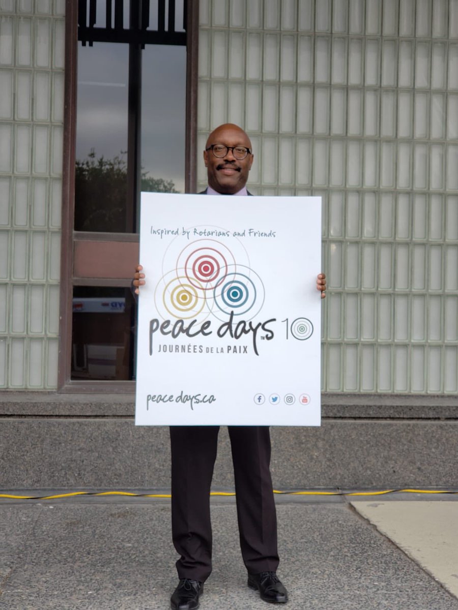 MarkusAChambers's tweet photo. It was an honour to host the Flag Raising to celebrate Peace Days. Joined by Councillor Shawn Nason, we recognize the efforts of the Rotary Club of Winnipeg to promote peace among nations and all peoples. #wpgpoli #peacedaysmb @peacefaysmb https://t.co/dZOdQXtynn