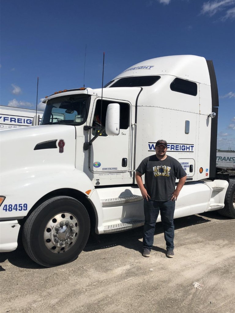 WayfreightTruck's tweet photo. We're a little late on this, but we'd like to take a second to welcome our two newest drivers to #Wayfreight. Please welcome Sammie and Cohen to the road squad. Both have been off to a great start and good things are ahead! Hammer down! (in moderation). #truckinglife #truckers https://t.co/qgirIjvvOJ