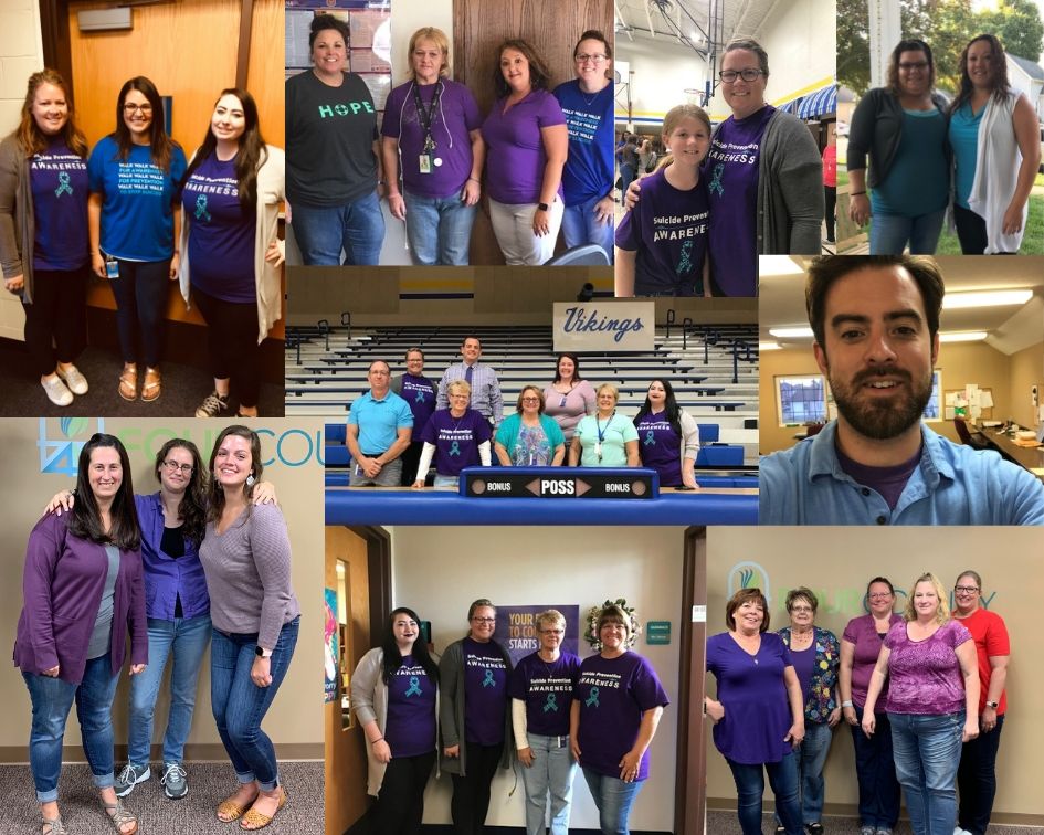 FourCountyInfo's tweet photo. #WorldSuicidePreventionDay at Four County!

#BetterCare #BetterTogether https://t.co/jGp9qxXAJR