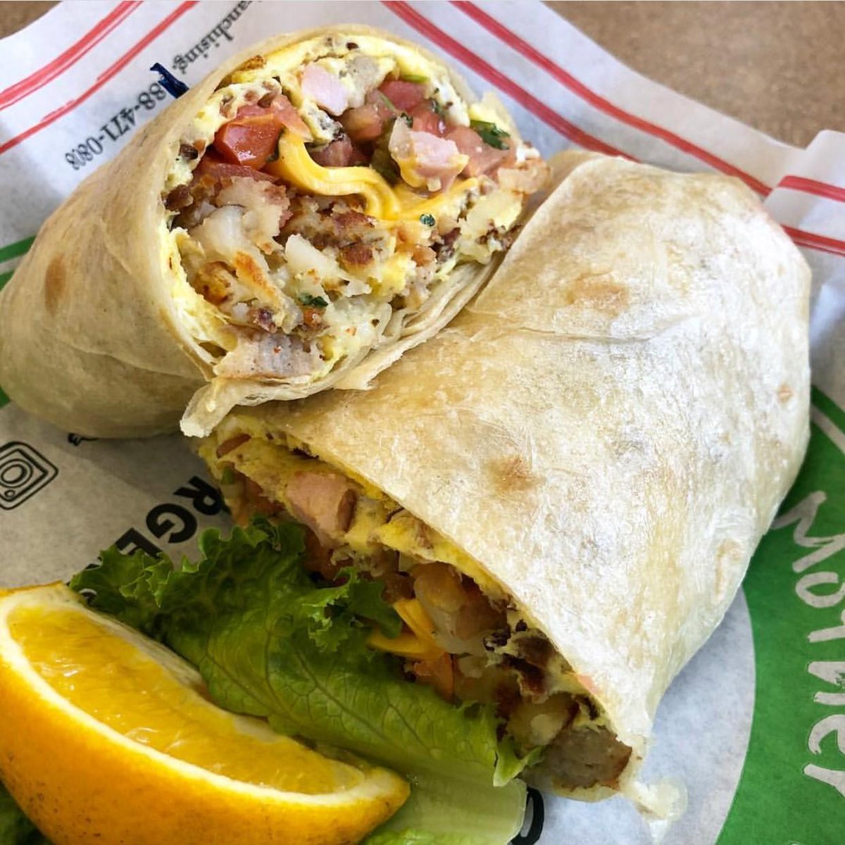 Farmer Boys Breakfast Burrito See More...