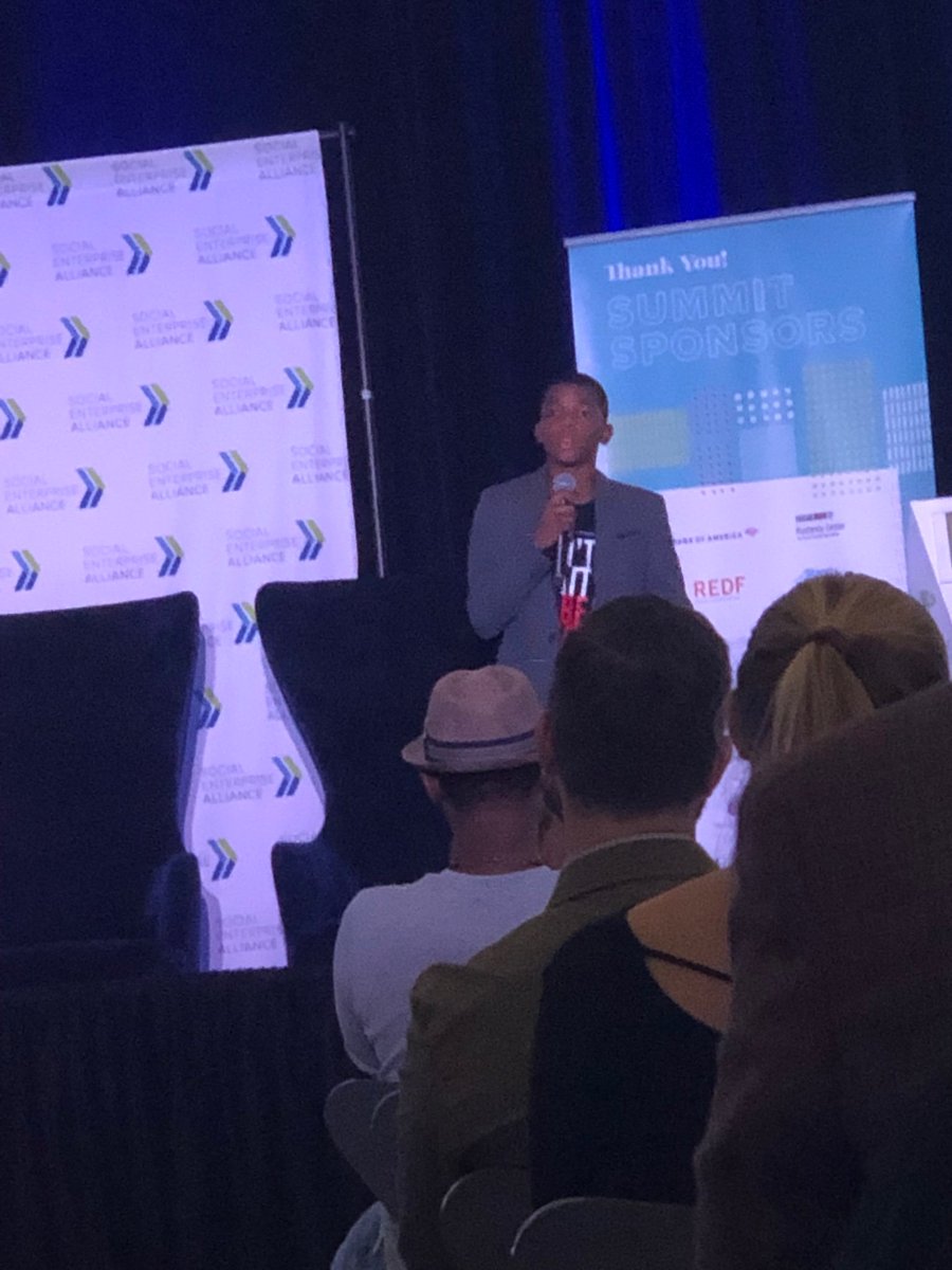 E_MarieH's tweet photo. My newest role model: Jahkil Jackson 🤩 This young man is going places- entrepreneur, changemaker, model, dancer, speaker, and fashion designer

Such a privilege to hear him speak! Thank you! 

#SEASummit19 #projectiam #changemaker https://t.co/AGi3AHc2fD