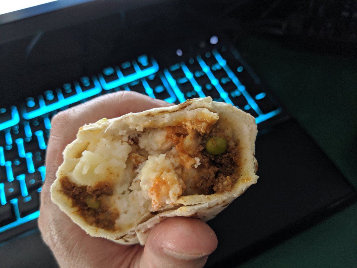 John Scalzi On Twitter Today S Burrito Shepherd S Pie Mashed