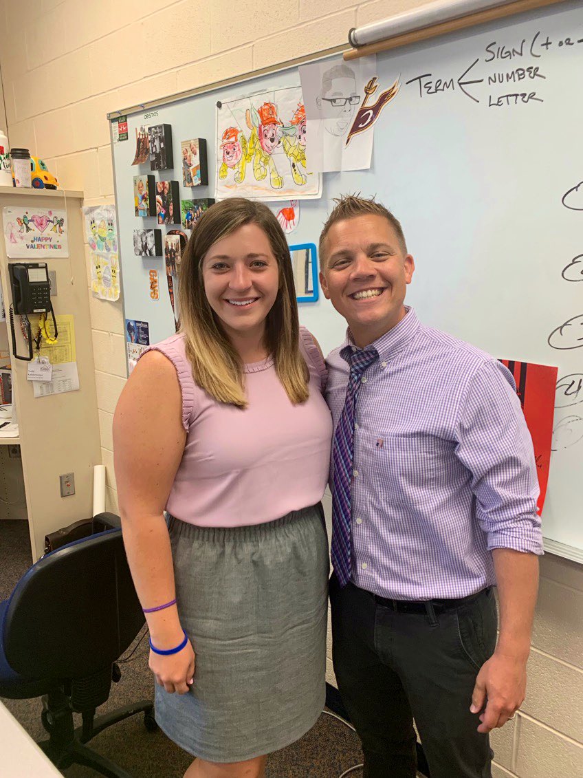 GormanEdu's tweet image. Third times the charm! This is the third time this year, #GorBrenner has unintentionally matched with purple this school year!