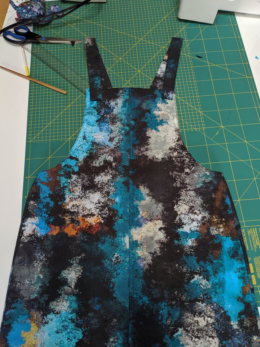 s_aitchison's tweet photo. Been a while since I did some sewing; nice to get back to it! Waiting on some buckles to finish her off, but only took a few hours to make this #SewingCleo from @TillyButtons https://t.co/ik0os535vd