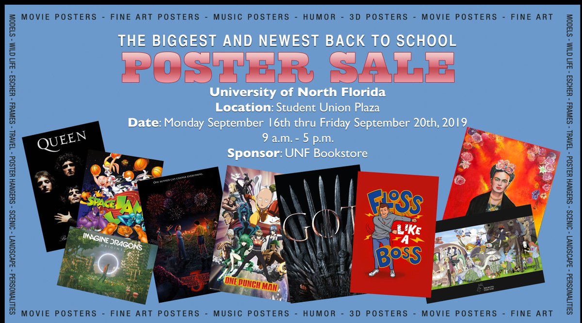 Poster event next week at the student Union!