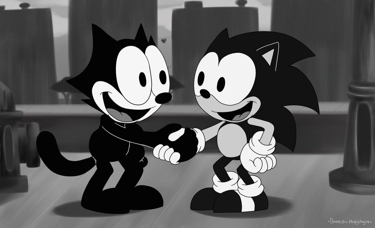 Sonic and Felix meet. 
