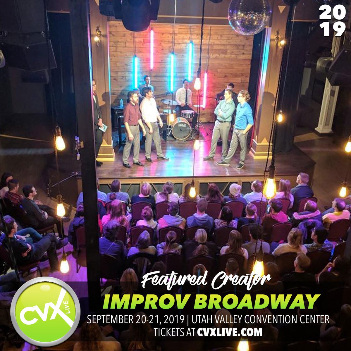 We are super excited to welcome <a href="/ImprovBroadway/">ImprovBroadway</a> to CVX Live 2019! 9 DAYS AWAY!!

#cvxlive2019 #improvbroadway #cvxlive