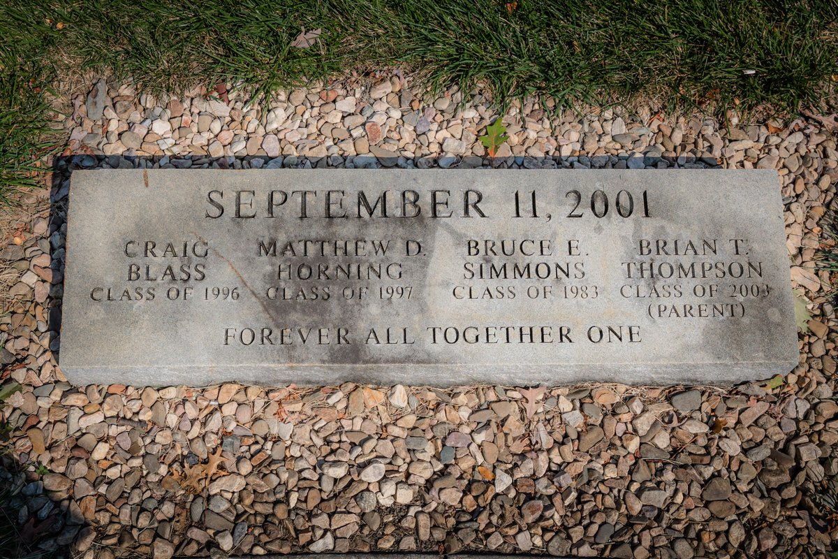 Today we remember the victims of September 11, 2001. Including our Dukes who were tragically lost: Craig Blass, Matthew Horning, Bruce Simmons and Brian Thompson. Forever all together one. #NeverForget