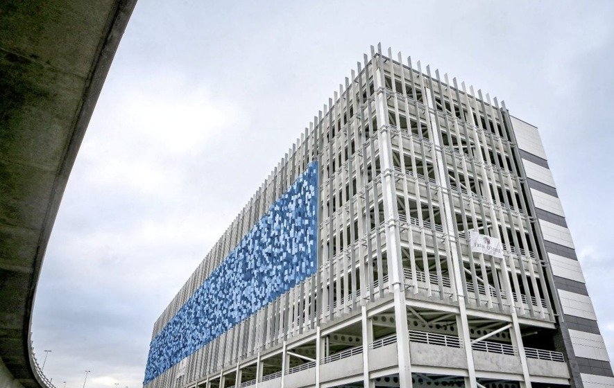 530no. galvanised mild steel brackets supplied to client for first fix prior to second fix aluminium items to a new multi storey car park in Belfast  #fabrication #welding