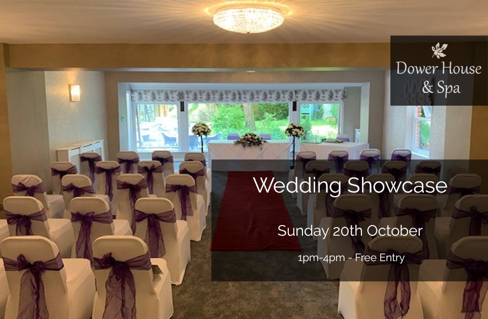 Hope you can join us on Sunday 20th October 1pm-4pm #WeddingShowcase