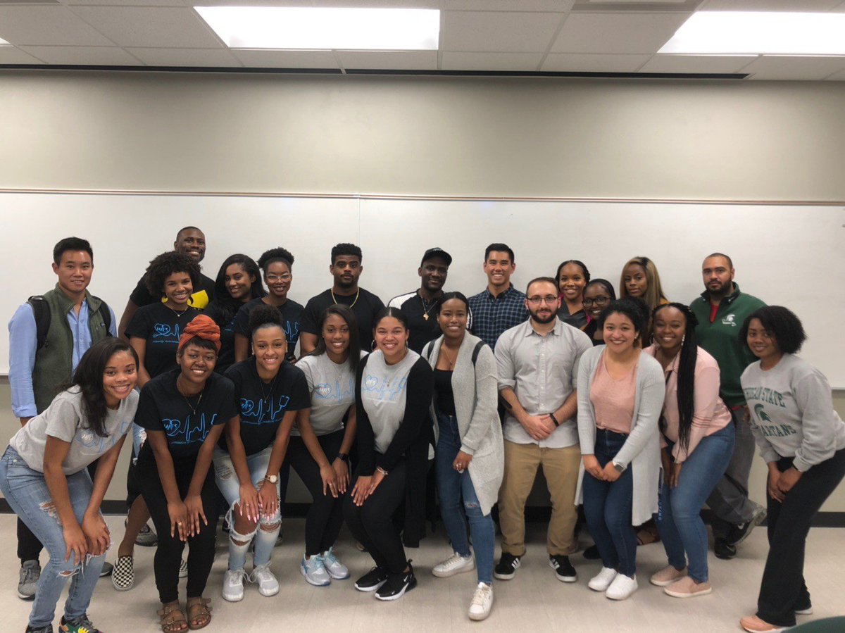 MSUMAPS's tweet photo. MAPS would like to thank the med school students from @MSUMD and @MSU_Osteopathic for joining us for our first meeting of the year. We had a great time! https://t.co/a76QEB30yj
