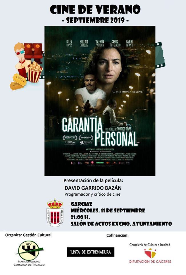 Camino de #Garciaz (725 habitantes) donde hoy miércoles a las 21:00 presento #GarantíaPersonal dentro de un ciclo de cine de verano realizado en diversas localidades de la Mancomunidad de la Comarca de Trujillo. Llevando excelente cine extremeño a las localidades más pequeñas😎📽️