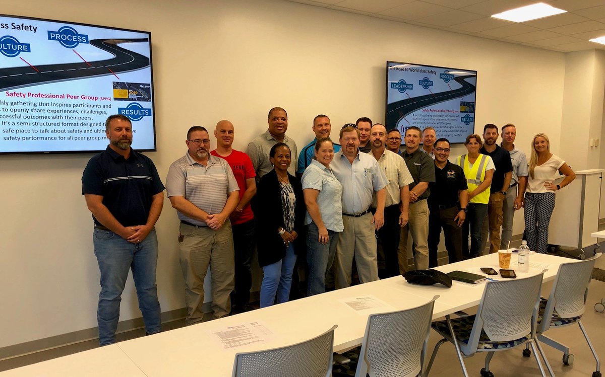 HMSInsurance's tweet photo. ABC Baltimore held their Safety Professional Peer Group meeting in our seminar/training facility today. HMS welcomed this gathering that inspires participants & leaders to openly share experiences, challenges, and successful outcomes with their peers. #abcbaltimore #sppg #SPECS https://t.co/AvccwNXD6S