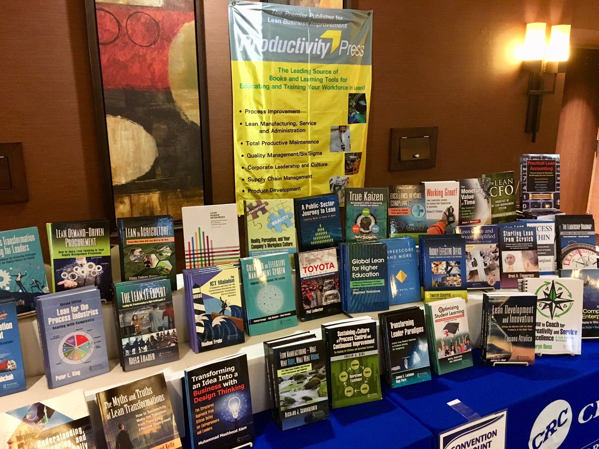 leaninsiderblog's tweet photo. Productivity Press is getting ready to roll at @leanfrontiers #LeanLeadershipWeek here is Austin! #OperationalExcellence https://t.co/WbZZe6OWPY