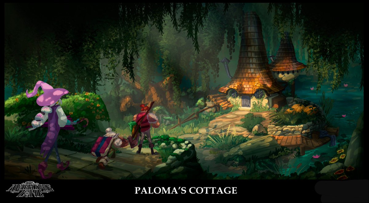 PaulJKav's tweet photo. A piece I made for a workshop with @erin_overmann it's a mock concept of Paloma's cottage from the balance arc of #thezonecast https://t.co/u9kvKEARZO