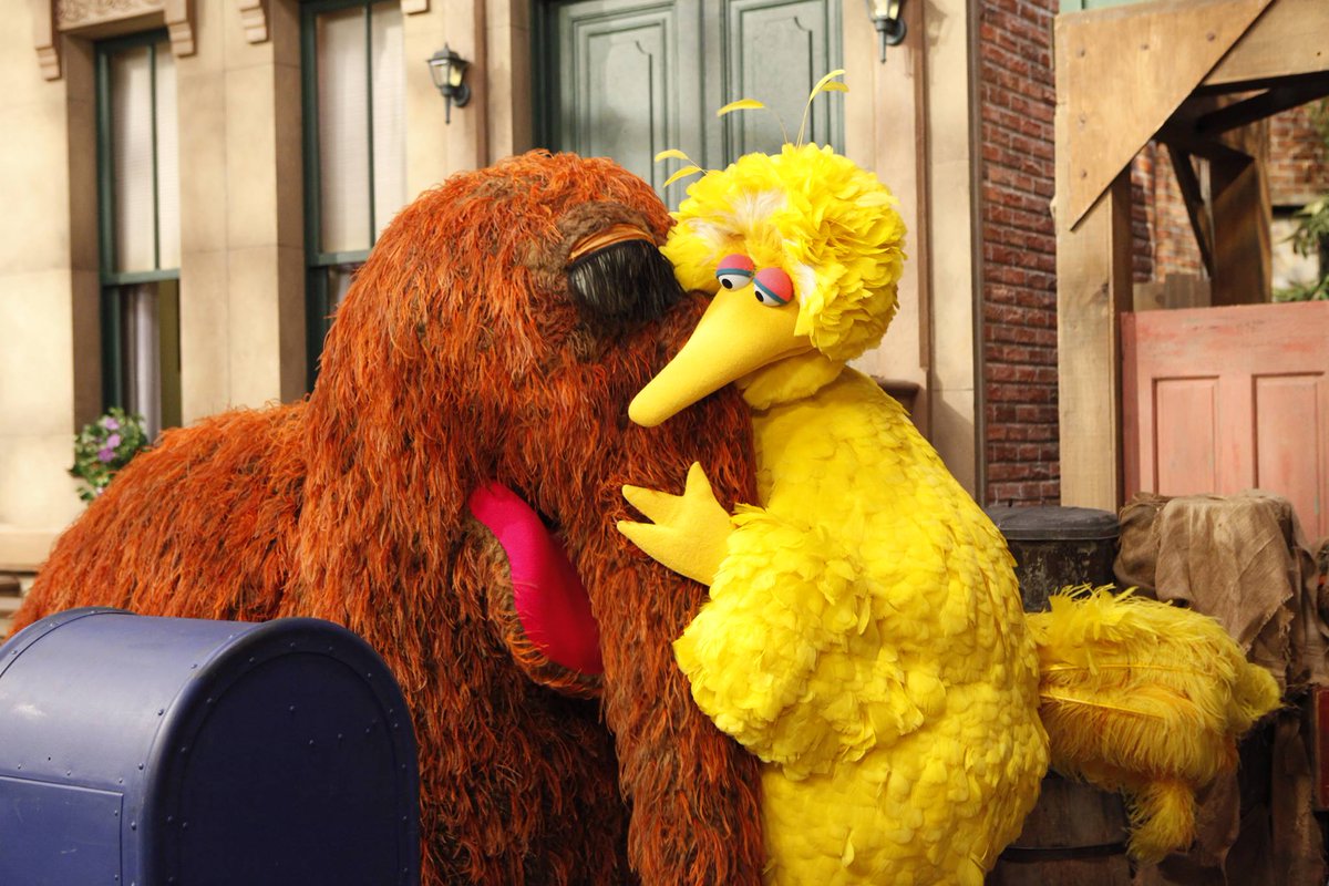 sesamestreet's tweet photo. To the city we call our home and the many families and children who were affected 18 years ago today, we are here for you and we will #neverforget. ❤️ https://t.co/Py5Fi8R3FW