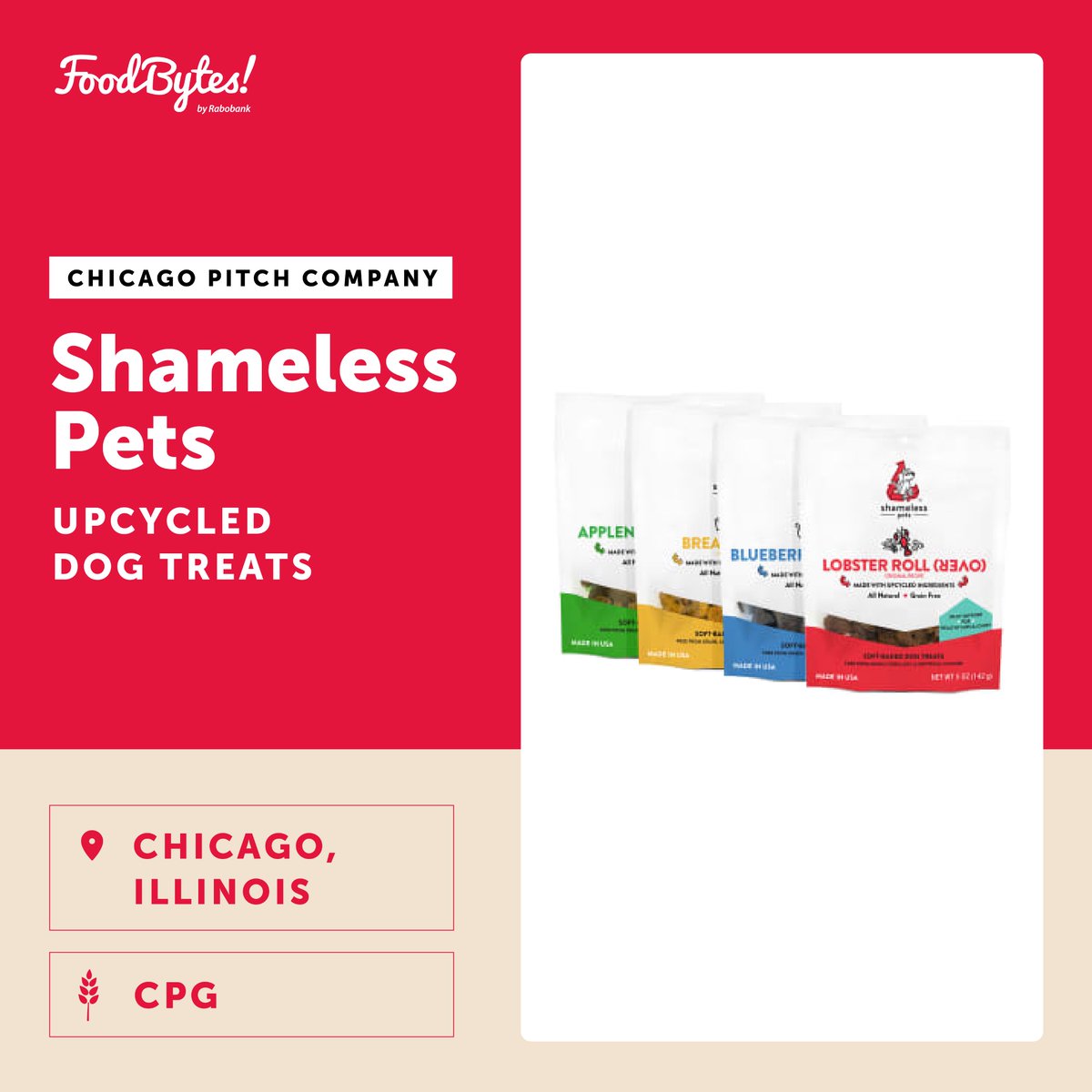 Foodbytes's tweet photo. @JasonStarr We agree, and a few of the Chicagoland startups who'll be pitching at #FoodBytes #Chicago on Thurs Sept 19th might agree too! @ShamelessPets @MyTeaSquares @journeyfoodsio #FoodTech #FoodInnovation #CPGinnovation #ChicagoStartups #ChicagoInno https://t.co/53MNfoJ185 https://t.co/YWVkgqShPN