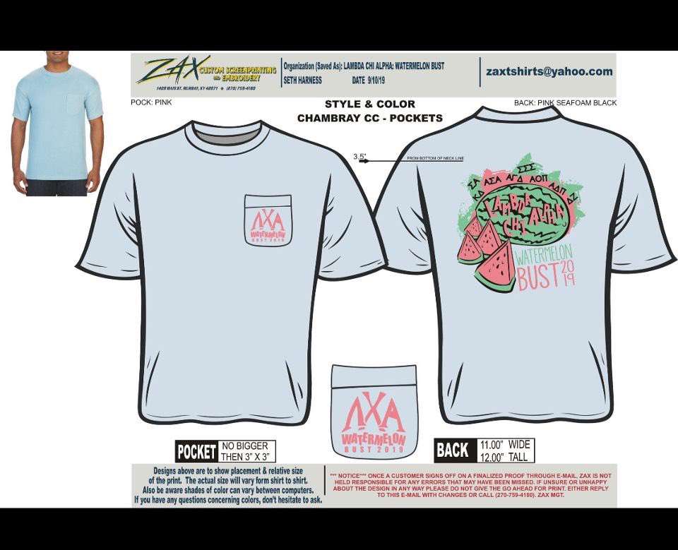 msuchops's tweet image. With Watermelon Bust around the corner RT for a chance to win a FREE bust shirt!! Shirts are $15 via Venmo @ msu-chops. Deadline is Sunday 9/15 at noon 🍉🍉