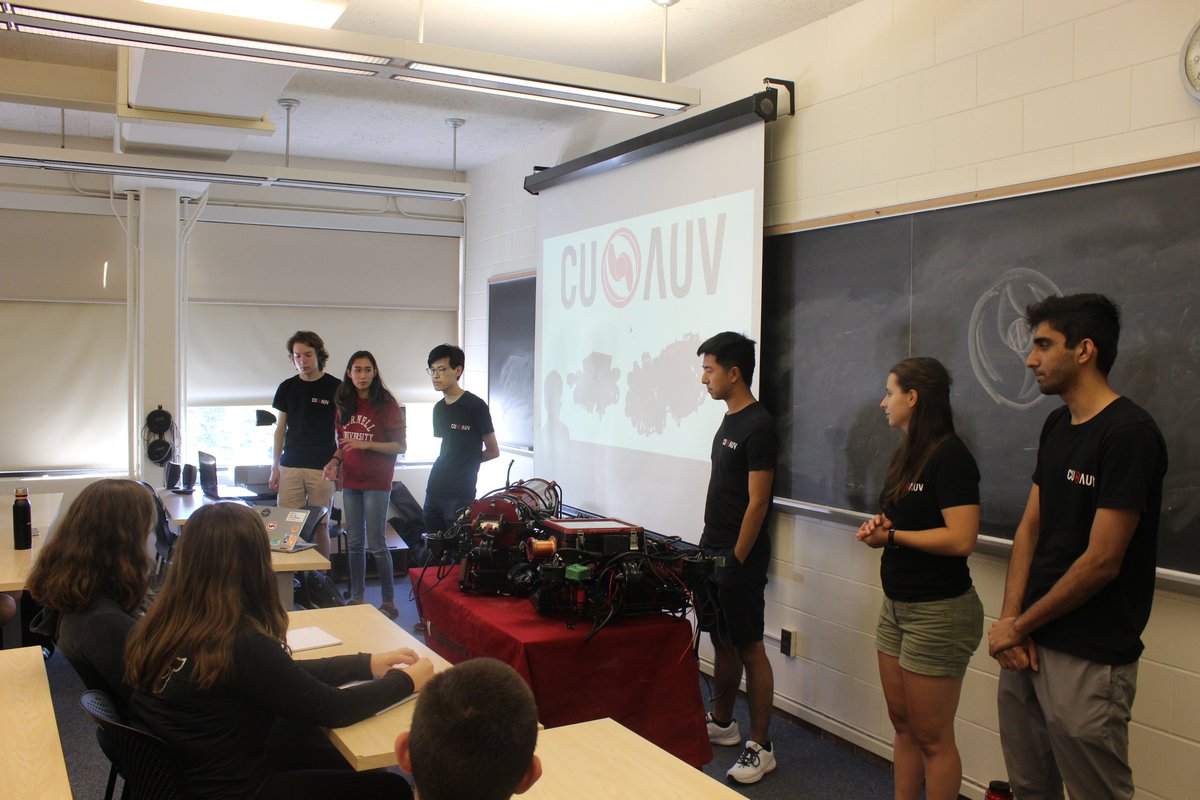 Thank you so much to everyone who came out to our info session MondayWe have one more session on Friday at 5:00pm! Come to Hollister 372 to meet the team, see the subs, and hear about the different opportunities available! Applications are open at cuauv.org