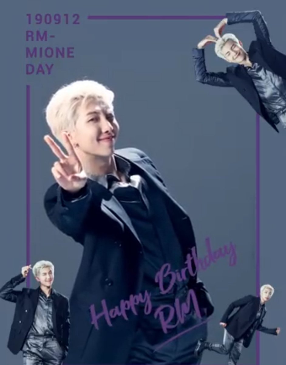 QueenlyBelle's tweet photo. for you who always smile sweetly dispite of the haters. i salute you! i purple you Namjoonie 🥰😘💜#HappyBirthdayNamjoon @BTS_twt https://t.co/yaigpznog8