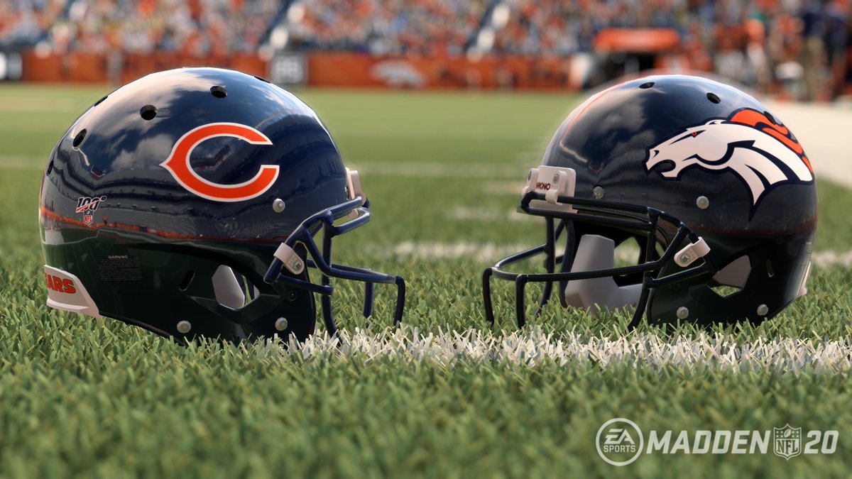 EAMaddenNFL's tweet photo. Looking to attend #CHIvsDEN in Denver this weekend?! 

RT &amp; comment for a chance to win #Madden20 https://t.co/j9ZI08ZdUq