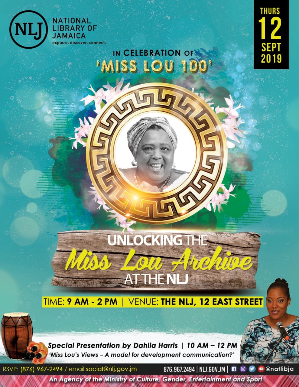 Miss Lou 100 - The National Library of Jamaica