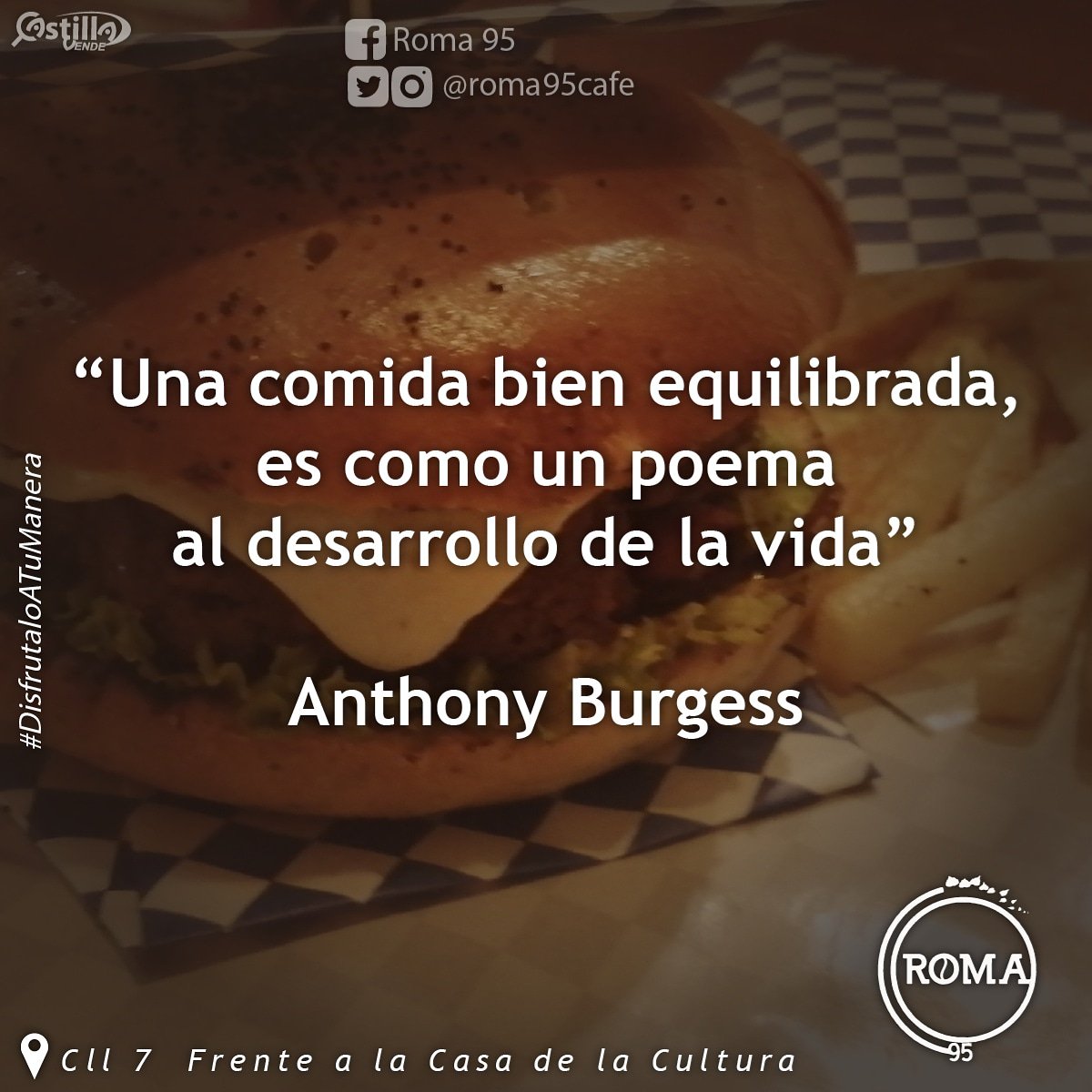 Roma95cafe's tweet photo. Disfruta de la buena comida en #Roma95, Siente el mejor ambiente y DisfrútaloATuManera #CastillaVende #AmorYAmistad https://t.co/lXnHsGX7vn