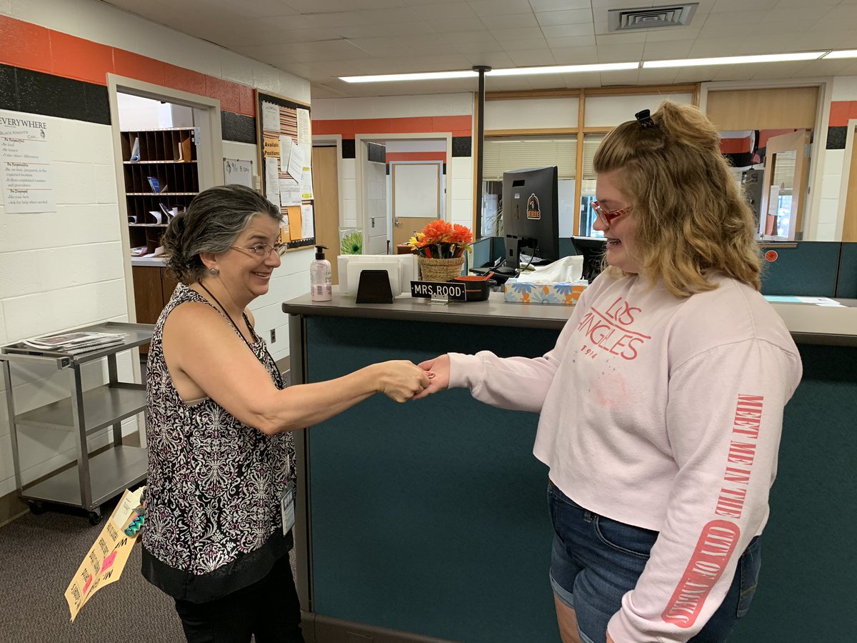 MrsLeviMarion's tweet photo. Getting the Knight Sticker from the office after a #BKC is one of the best parts! This sticker is for #BKC 329!! #Questfor5K https://t.co/Y2PbYvUMIf