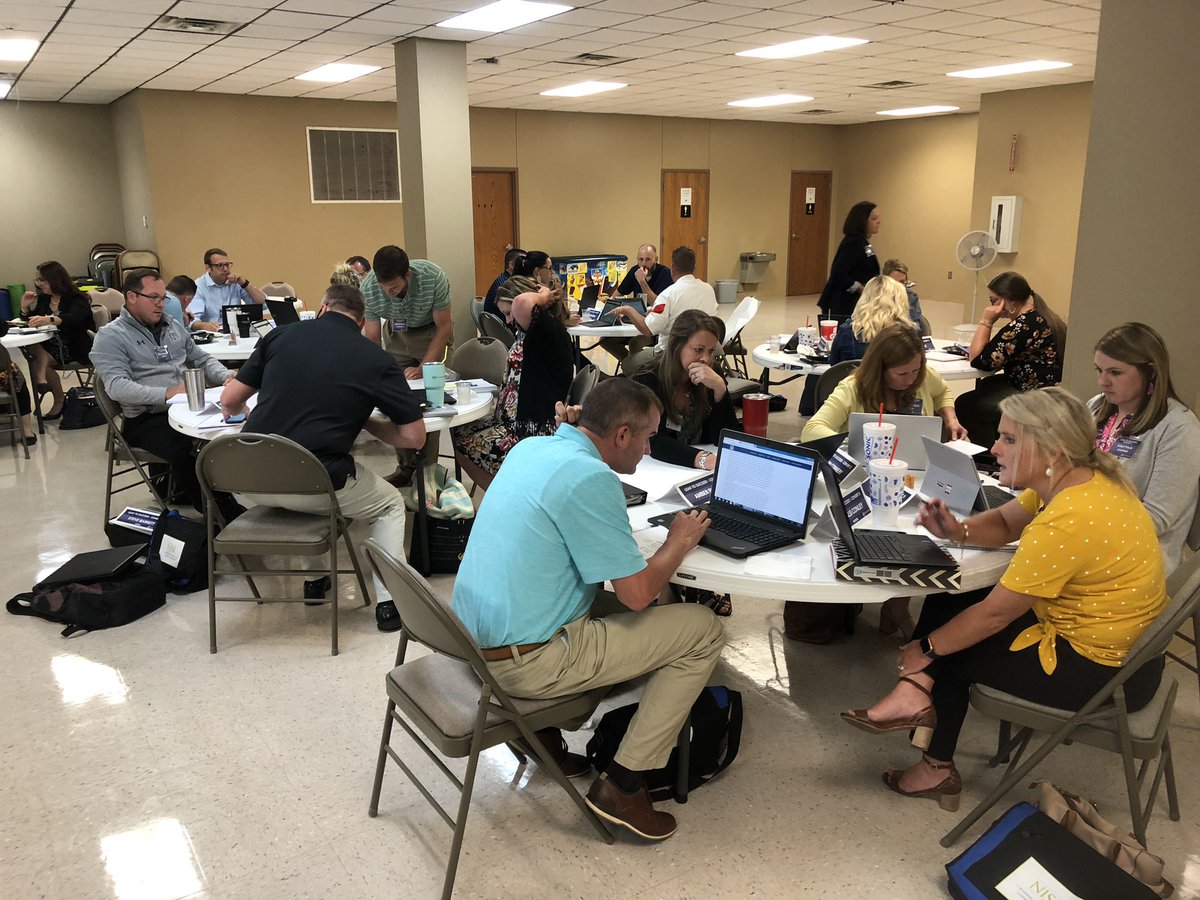 jmyersnps's tweet photo. Had a wonderful and productive time facilitating @NISLorg @oksde #Cohort5 #Lead2Succeed group in Sulphur today!! #GreatGroupOfAdministrators https://t.co/YST2FTljrO
