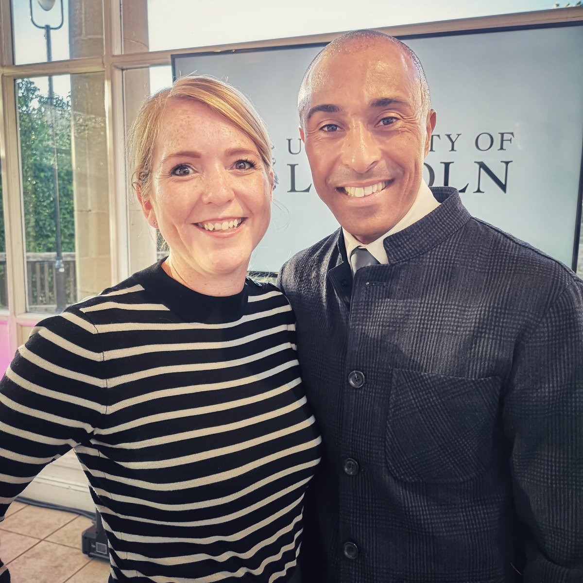 What a privilege for our Ops Director Amy to meet the charming &amp; inspirational <a href="/ColinJackson/">Colin R Jackson</a> at the <a href="/LIBS_Exec/">Exec. Development</a> launch of their new #Productivity programme. Some great lessons regarding discipline and focus on the track that can be translated to business!