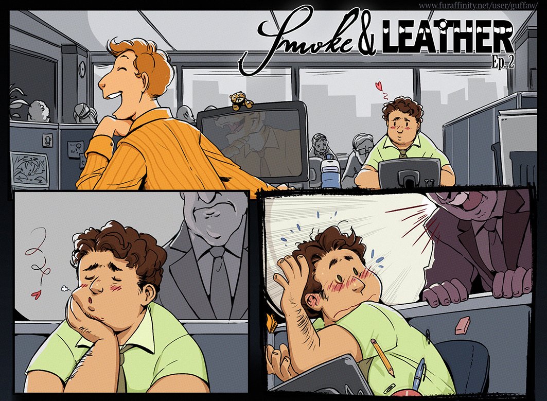 1/6 Here's the 2nd ep. of #smokeandleather, the short comic we came up...
