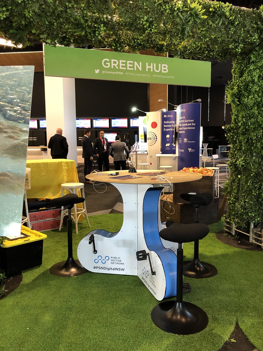 Green Hub! Need to charge your phone? No problem with our charging bikes! Need a snack? No worries we have heaps of <a href="/harrisfarm1971/">Harris Farm Markets</a> imperfect picks! Need to chat all things sustainable? Got you covered- our Head of Purpose is there all day!
#PSNDigitalNSW