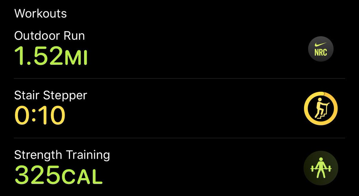 Trying to get back in the swing of things... between yesterday and today by body is going to dislike me #StayActive  #NikeRun  #StairMaster